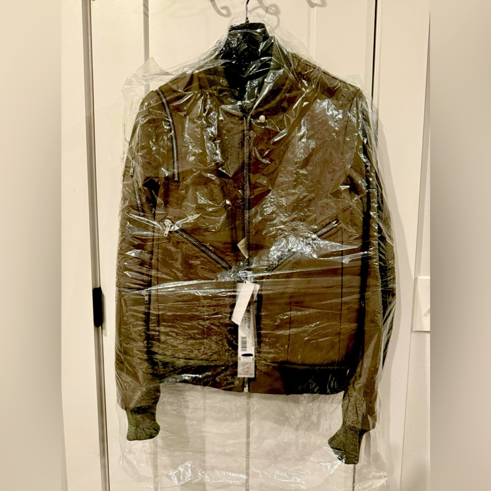 Rick Owens Headon Flight Bomber Jacket in Olive Drab. Brand New Never Warn!